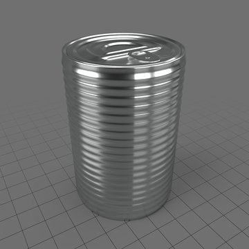 Metal pop top can