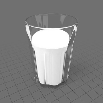 Glass of milk