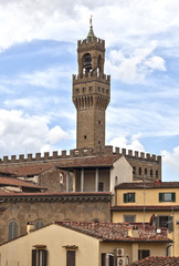 Fototapeta premium Башня дворца власти во Флоренции