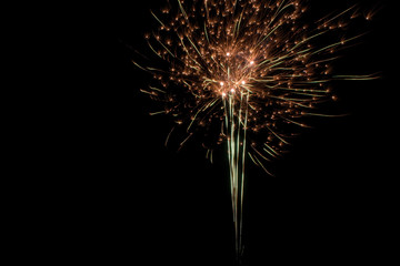 Obraz premium colorful firework festivel happy new year 2018 and merry christmas