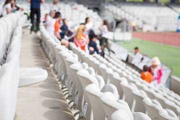 sports venue seating for spectators
