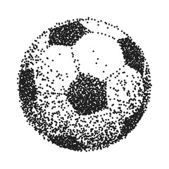 soccer ball of dots