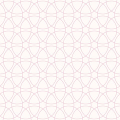 Fototapeta premium Seamless pattern with intersecting circles