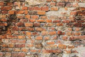 Old brick wall background