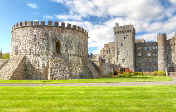 Medieval Ashford castle and gardens - Co. Mayo - Ireland