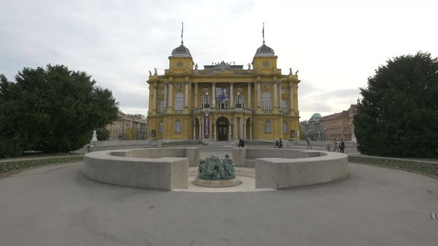 Fountain of Life in Mar&asymp;&deg;ala Tita Square, Zagreb
