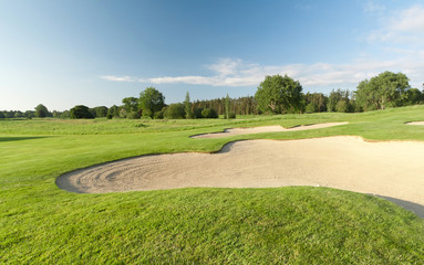 Irish idyllic golf course