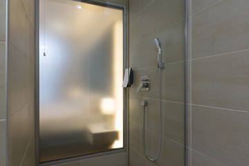 Interior of a hotel bathroom