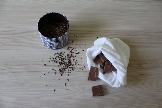 Tea and chocolate in bulk
