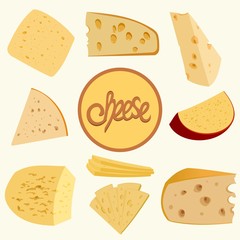 set of cheese