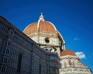 Duomo in the sunlight, Florence, Italy.
