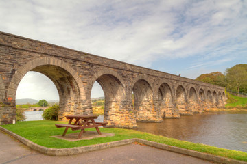 Disused railway viaduct in Ballydehob, Co. Cork, Ireland