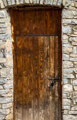 Fototapeta na wymiar door decoration with ornate wrought-iron elements, close up