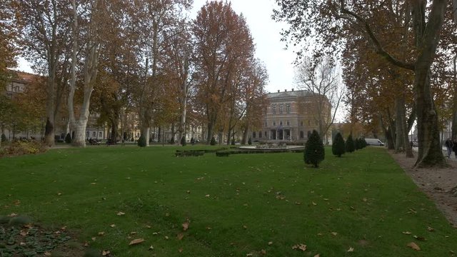 Park Zrinjevac in Zagreb
