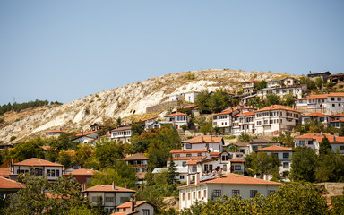 Fototapeta na wymiar residential houses the Turkish city Eskisehir