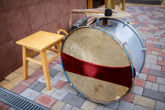 old drum on the street