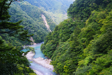 Oikawa River in Shizuoka Prefecture, Japan