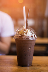cookie chocolate smoothie