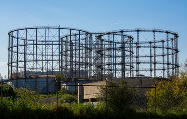 Obraz premium metal rusted structure