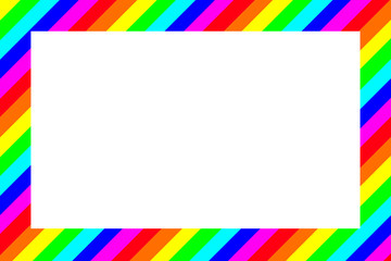 Obraz premium Random striped multicoloured background border