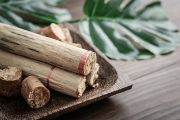 Bendi - coconut with sugar wrapped in Banana leaf