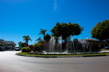 Estepona. A sunny day in the street of Estepona. Malaga, Costa del Sol, Andalusia, Spain. Picture taken – 18 april 2018.