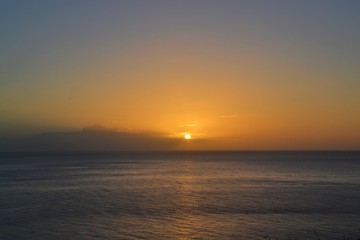 Fototapeta na wymiar Sunset, Martinique