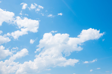 blue sky with cloud