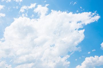 blue sky with cloud