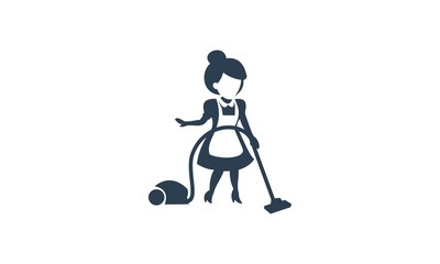 Housekeeper Icon Vector