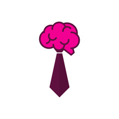 Brain Job Logo Icon Design