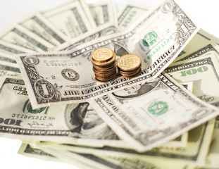 slump of russian ruble to dollar in crisis