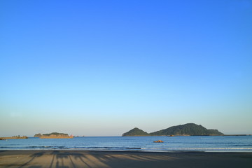 大堂津海水浴場からの景色
