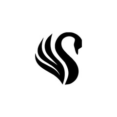 swan logo vector