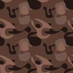 Abstract flames camouflage seamless pattern. Natural abstract series.
