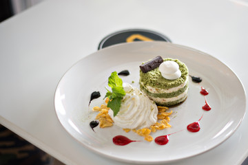 Matcha Green tea cake