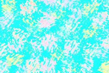 Abstract colorful paint  blue ,pink and yellow  background