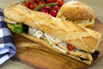 sandwich au poulet