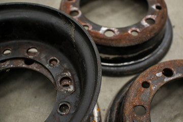 Wheel hub the forklift