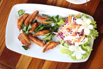 Chicken fried water