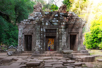 Wat Phu is the UNESCO world heritage site in Champasak