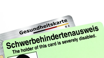 Schwerbehindertenausweis und Gesundheitskarte