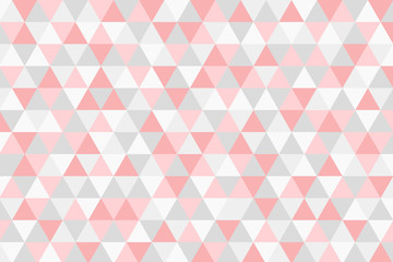Fototapeta premium Abstract triangle geometric pattern. Colorful polygon texture. Retro style