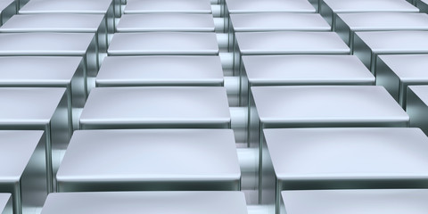 Obraz premium Abstract composition white squares