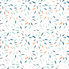 Vector organische naadloze abstracte achtergrond, uit de vrije hand doodles patroon.