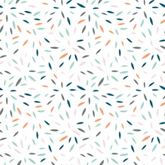 Foto op Plexiglas Geometrische vormen Vector organische naadloze abstracte achtergrond, uit de vrije hand doodles patroon.