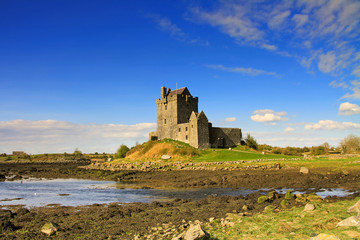 Fototapeta premium Dunguaire castle near Kinvarra in Co. Galway, Ireland