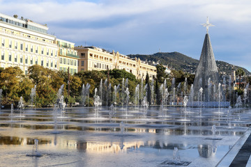 Obraz premium Piazza Messena Nizza