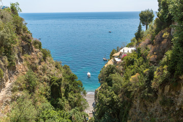 The beautiful view of Positano,  Amalfi coast, Italy.