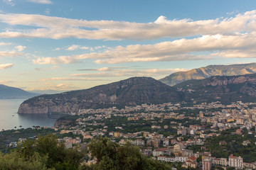 Obraz premium The beautiful view of Sorento, Italy.